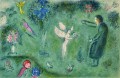 angel on grassland contemporary Marc Chagall
